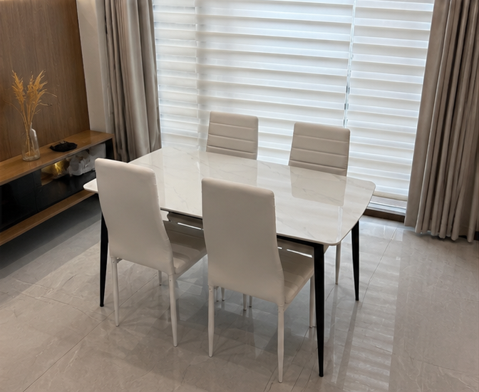 MESA 63-4 SLATE TOP  BLANCO