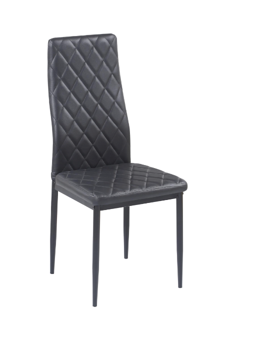 CO5 SILLAS EN X GRIS CON PATAS NEGRAS