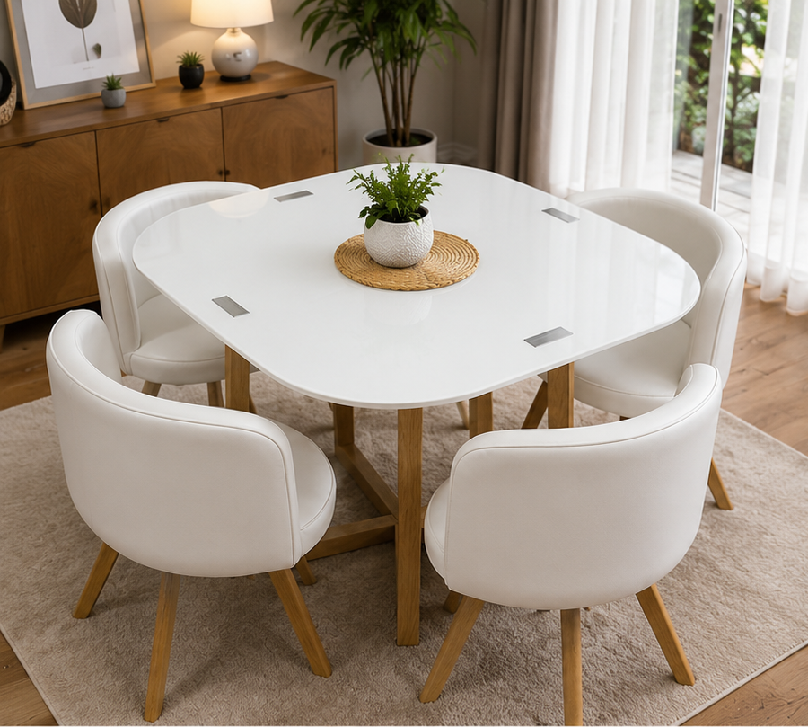 COMEDOR NORDIC BLANCO