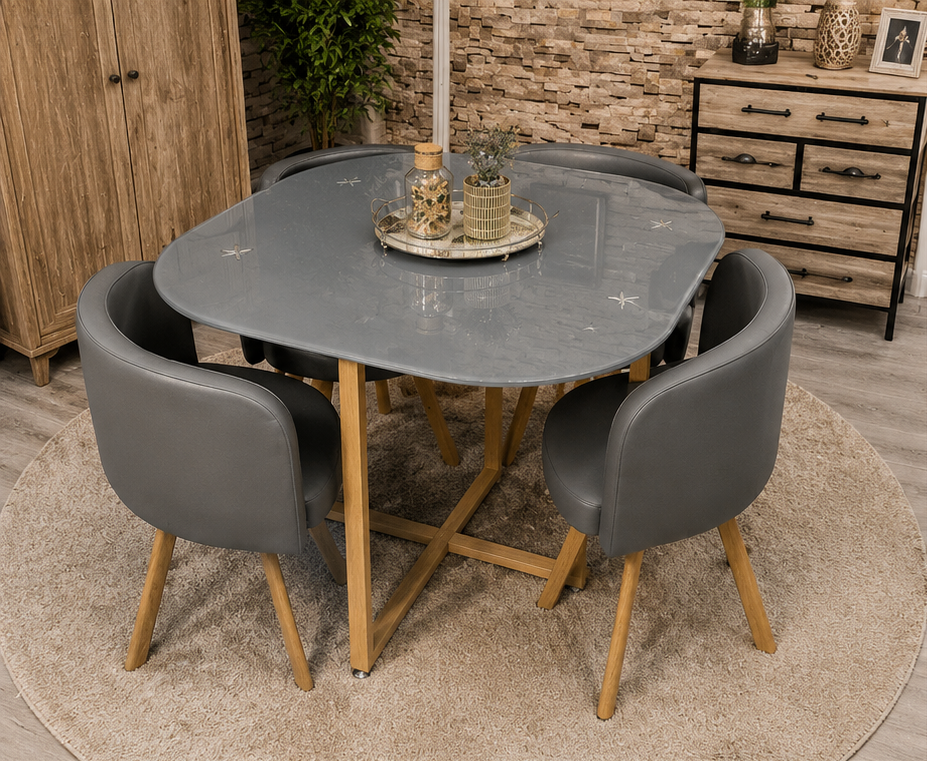 COMEDOR NORDIC GRIS