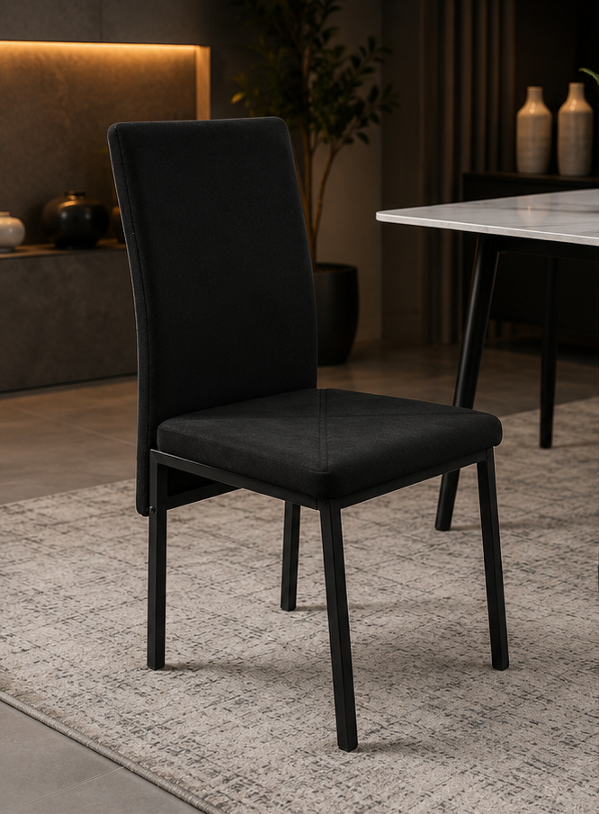 SILLA LOFT NEGRO C66